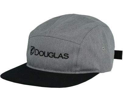 Douglas Flat Visor Kappe Grau/Schwarz 