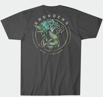 Grundéns Mermaid SS T-Shirt Grau 
